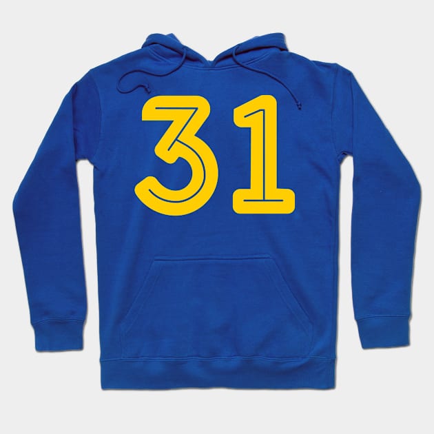 Intramurals -- 31 Gold Hoodie by caknuck